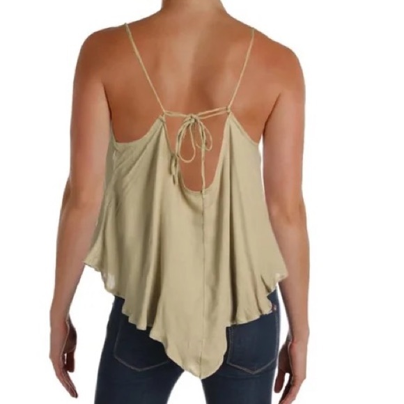 Free People Tops - Intimately Free People tie crossroads tank top shirt in moss green